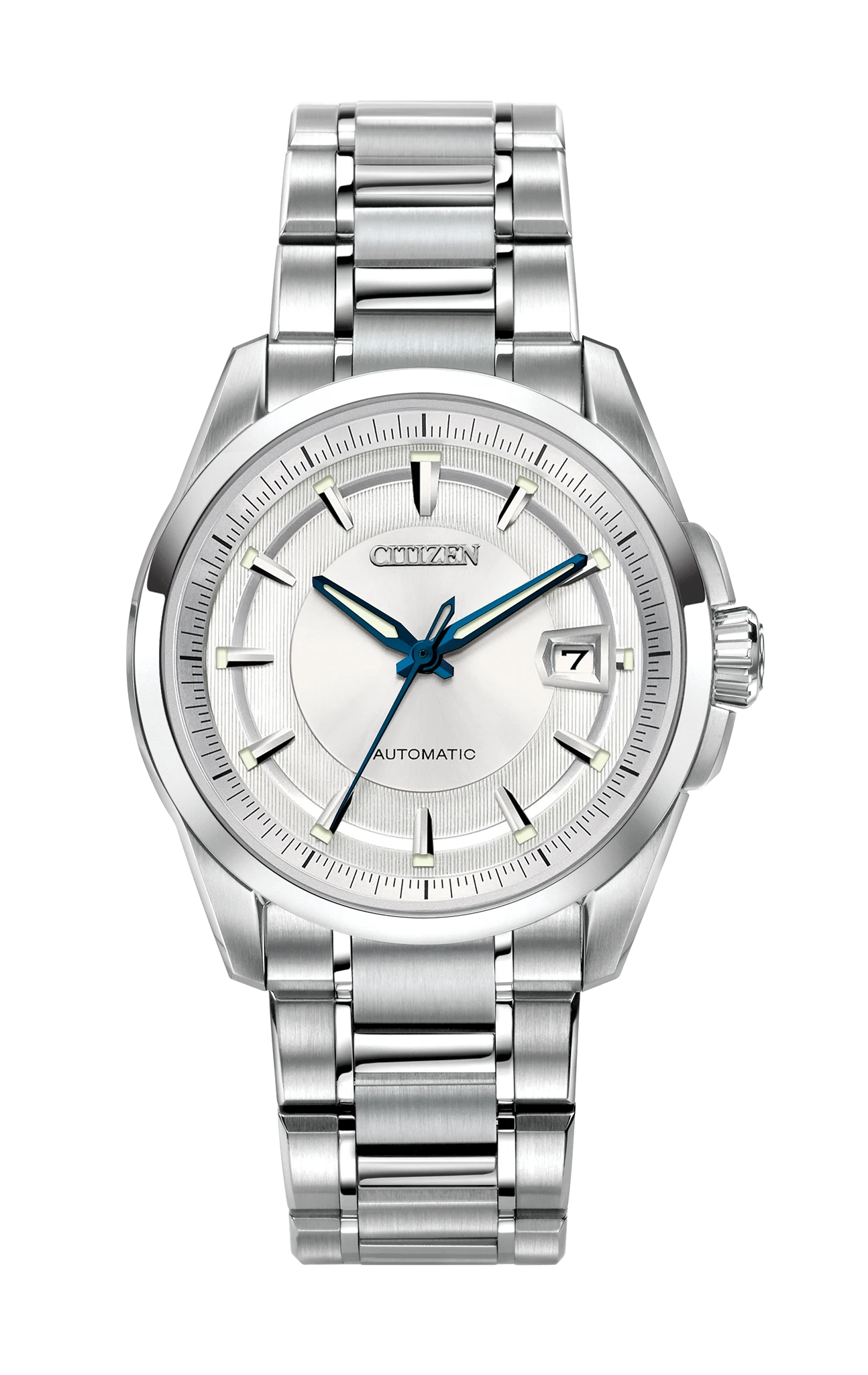 Grand Classic Silver-Tone Dial Stainless Steel Bracelet NB0040-58A